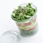 Salat im Rex-Glas